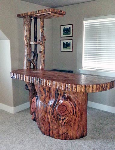 Horn Mountain Living - Carved Wood Sculpture