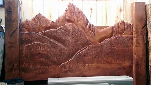 Horn Mountain Living - Hand Carved Armoire