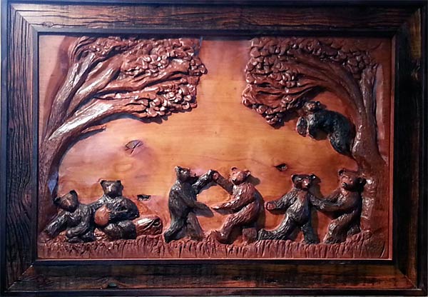 Horn Mountain Living - Hand Carved Armoire