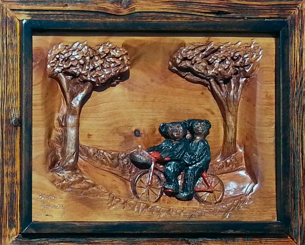 Horn Mountain Living - Hand Carved Armoire