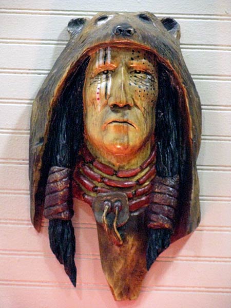 Horn Mountain Living - Carved Wood Sculpture