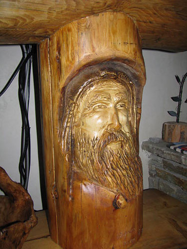 Horn Mountain Living - Carved Wood Sculpture